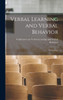 Verbal Learning And Verbal Behavior: Proceedings