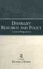 Disability Research And Policy: Current Perspectives
