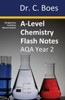 A-Level Chemistry Flash Notes Aqa Year 2: Condensed Revision Notes - Designed To Facilitate Memorisation (5) (Chemistry Revision Cards)