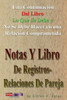 Notas Y Libro De Registros - Relaciones De Pareja (Spanish Edition)