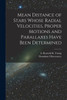 Mean Distance of Stars Whose Radial Velocities, Proper Motions and Parallaxes Have Been Determined [microform]