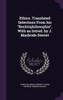 Ethics. Translated Selections From his "Rechtsphilosophie", With an Introd. by J. Macbride Sterret