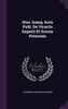 Diss. Inaug. Iuris Publ. De Vicariis Imperii Et Eorum Potestate