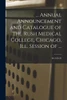 ... Annual Announcement and Catalogue of the Rush Medical College, Chicago, Ill. Session of ...; 86: 1928-29