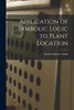 Application of Symbolic Logic to Plant Location