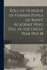 Roll of Honour of Former Pupils of Banff Academy Who Fell in the Great War 1914-18; 1920
