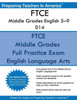 Ftce Middle Grades English 5-9 014: Ftce English 014