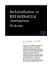 An Introduction To 400 Hz Electrical Distribution Systems (Electric Power Generation And Distribution)