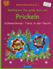 Brockhausen Bastelbuch Bd. 4 - Spielfiguren - Das Grosse Buch Zum Prickeln: Schneesterne: Tiere In Der Nacht (German Edition)