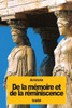 De La Mémoire Et De La Réminiscence (French Edition)