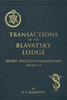 Transactions Of The Blavatsky Lodge: Secret Doctrine Commentary
