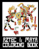 Aztec & Mayan Coloring Book - 26 Designs To Color In - Colouring Book: Only One Design Per Page