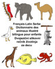 Francais-Latin Serbe Dictionnaire Des Animaux Illustré Bilingue Pour Enfants (Freebilingualbooks.Com) (French Edition)