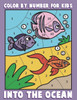 Color By Number For Kids: Into The Ocean: Sea Life Coloring Book For Children With Ocean Animals (Ocean Kids Activity Books Ages 4-8)