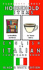 Household Items - English To Italian Flash Card Book: Black And White Edition - Italian For Kids (Italian Bilingual Flashcards)