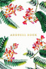 Address Book: Floral And Ferns, 6"X9", 130 Pages, Professionally Designed