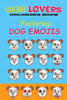 Dog Lovers Coloring Book: Featuring Dog Emojis