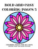 Bold And Easy Coloring Pages 5: Coloring Pages For All Ages