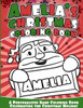Amelia'S Christmas Coloring Book: A Personalized Name Coloring Book Celebrating The Christmas Holiday