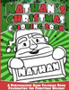 Nathan'S Christmas Coloring Book: A Personalized Name Coloring Book Celebrating The Christmas Holiday
