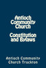 Antioch Community Church Constitution And Bylaws (Church Resources)