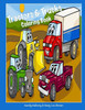 Tractors & Trucks Coloring Book