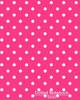 Dotted Notebook: Pink & White Polka Dot Cover: Large Dotted Journal, Planner, Work Book, Sketch Book, 5Mm Dot Grid Book For Daily Use, 8X10 Paperback