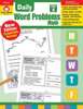 Evan-Moor Daily Word Problems, Grade 4, Homeschooling & Classroom Resource Workbook, Problem-Solving Real Life Math Skills, Reproducible Worksheet ... Graphs, Charts (Daily Word Problems Math)