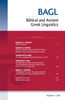Biblical And Ancient Greek Linguistics, Volume 4