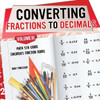 Converting Fractions To Decimals Volume Iii - Math 5Th Grade Children's Fraction Books