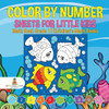 Color By Number Sheets For Little Kids - Math Book Grade 1 Children's Math Books