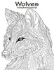Wolves Coloring Book For Grown-Ups 1