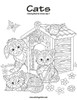 Cats Coloring Book For Grown-Ups 1