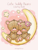 Cute Teddy Bears Coloring Book 1