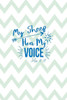 My Sheep Hear My Voice: Bible Verse Quote Cover Composition Notebook Portable