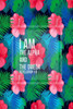 I Am The Alpha And The Omega: Bible Verse Quote Cover Composition Notebook Portable