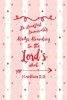 Be Steadfast, Immovable, Always Abounding In The Lord's Work: Bible Verse Quote Cover Composition Notebook Portable