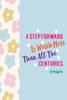 A Step Forward Is Worth More Than All The Centuries: Journal Blank Lined Portable