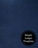 Simple Ledger Template: Two Columnar Format