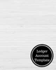 Ledger Account Template: Three Columnar Format