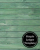 Simple Ledger Template: Columnar 5 Column
