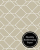 Monthly Bookkeeping Paper: Monthly Bookkeeping Log