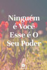 Ninguem e Você Esse e O Seu Poder: Caderno Original E Engraçado - Inspiradora Citaçao Motivacional | 117 Paginas Pautadas | Formato 15,24 Cm X 22,89 Cm (6" X 9") (Portuguese Edition)
