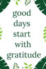 Good Days Start With Gratitude
