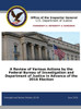 A Review of Various Actions by the Federal Bureau of Investigation and Department of Justice in Advance of the 2016 Election