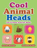 Cool Animal Heads Cut & Paste Activity Book - Activities With Kids