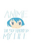Anime Desu troyed My Life: 120 Pages I 6x9 I Graph Paper 4x4 I Funny Anime & Japanese Animation Lover Gifts