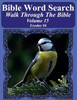 Bible Word Search Walk Through The Bible Volume 15: Exodus #6 Extra Large Print (Bible Word Search Puzzles For Adults Jumbo Print Bird Lover's Edition)