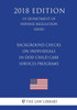 Background Checks on Individuals in DoD Child Care Services Programs (US Department of Defense Regulation) (DOD) (2018 Edition)