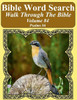 Bible Word Search Walk Through The Bible Volume 84: Psalms #6 Extra Large Print (Bible Word Search Puzzles For Adults Jumbo Print Bird Lover's Edition)